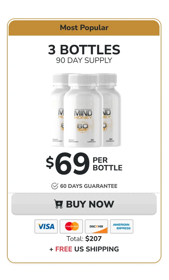 Mind Honey Pro™ 3 bottles pricing